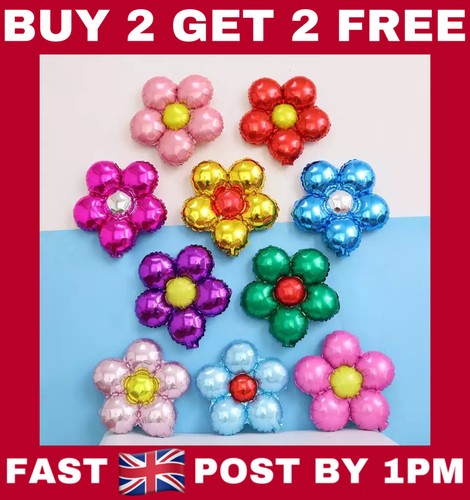 Colour flower foil balloon - 18",