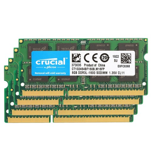 Crucial ddr3l 8gb - 8gb, 16gb