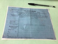 Belgium unused telegram  Ref