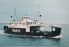(cb81) Sealink British Railways Board MV Cenwulf - Isle of Wight Postcard