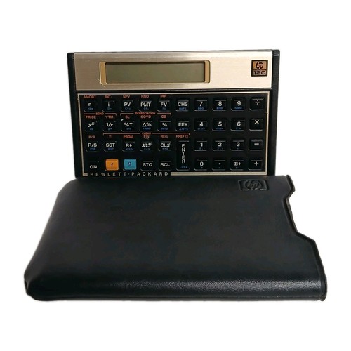Vintage hewlett packard 12c - vintage, hewlett-packard