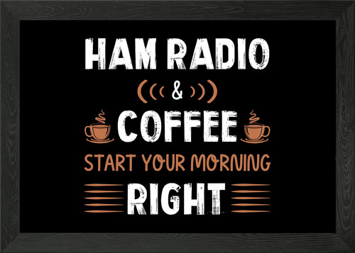 Ham radio operator framed wall - ham,