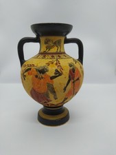 Greek Amphora Vase Pottery Ancient Replica Hand Art Goddess