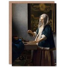 Johannes Vermeer Art Card