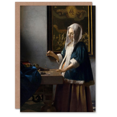 Johannes vermeer art card - art,