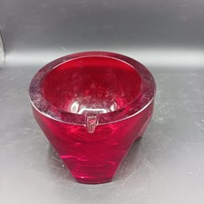 Viking Ruby Red Glass Vintage
