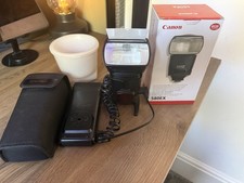 Canon Speedlite 580EX + Extras