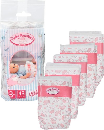 Baby annabell nappies pack - baby,