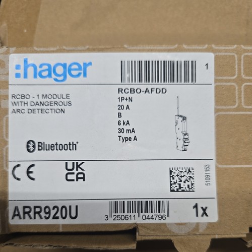 Hager rcbo afdd arr92ou 20a - hager,