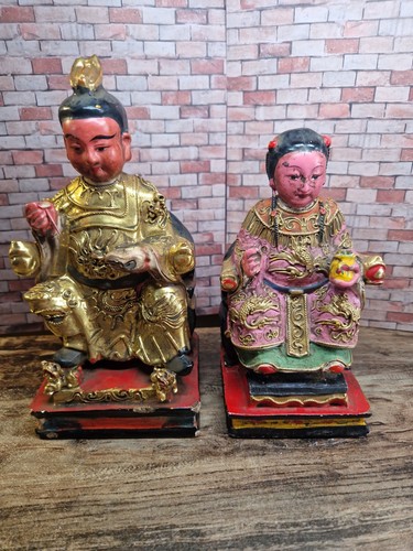 Antique hand carved polychrome - hand,