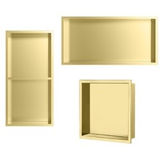 Stainless steel shower niche - steel,