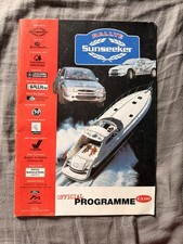Rallye Sunseeker Official Programme Signed Shane Lynch Boyzone Rare Memorabilia