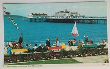 Vintage Postcard of  Promenade and Pier Morecambe, used 1960s?