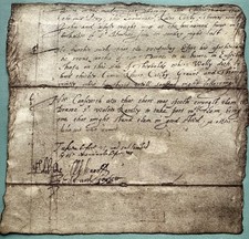 Guy Fawkes Signature Under Torture Gunpowder Plot 5th November - Facsimile Copy