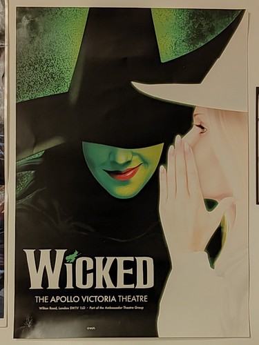 Wicked musical poster apollo - wicked,