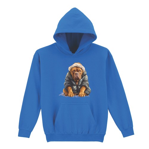 Dogue bordeaux winter dog - dogue,