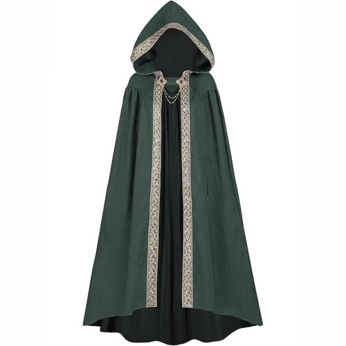 Retro cloak with - with, hood