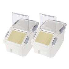 [2-Pack] 22 lbs Grain Storage