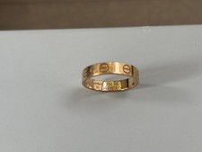 CARTIER Love Ring Small 18K Rose Gold Size 50