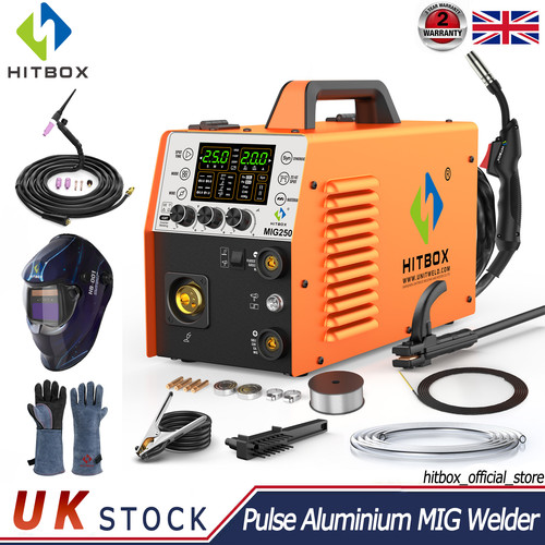 Hitbox 250a gas gasless mig - gas/gasless,