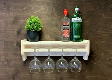 Shabby Chic Wooden Gin Shelf