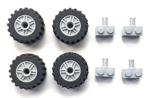 Lego wheels tyres axles - 4,