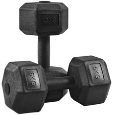 Dumbbell Weight Set 2x4kg/2x6kg/2x8kg Hand Weight for Home Gym Training Used