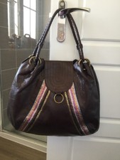 *Further Reduced* Brown Leather Red Herring Debenhams Bag