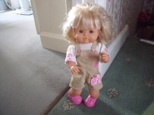 unusual  FAMOSA HB DOLL 17" SLEEP EYES V DETAILED ORIGINAL CLOTHES SHOES REBORN?