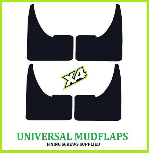 Universal fiat black mudflaps - universal,