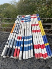 18 Showjumping wooden poles in very good condition 