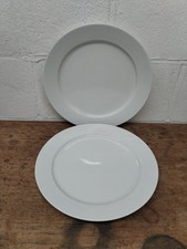 2x. IKEA 365+ Susan Pryke Ex Large Round White Dinner Plates 32cm Free Uk P&p