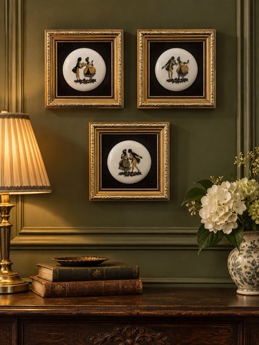 Vintage set framed - vintage, of