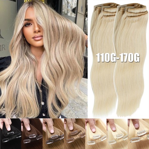 Thick clip human hair - human,