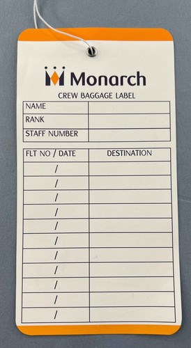 Monarch airlines crew - crew, vintage