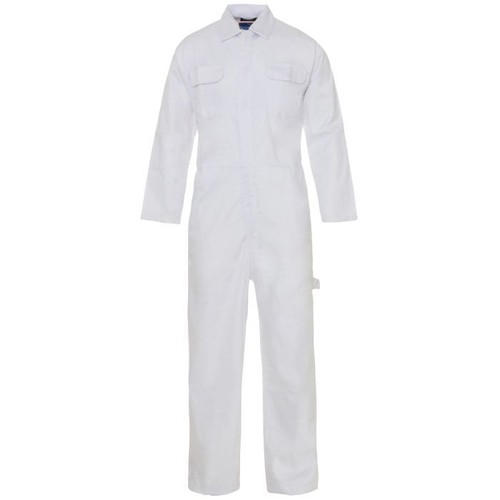 Supertouch white overalls 2xl - white,