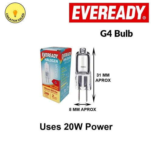 Eveready bulb capsule lamp - g4,
