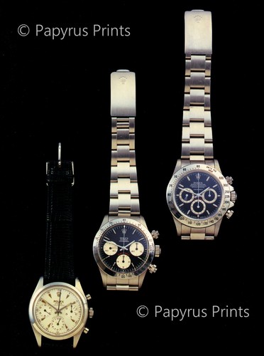 1990 vintage print watch - 1990,