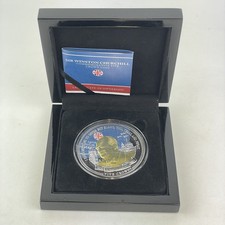 Sir Winston Churchill Commemorative Five Crown Coin COA Cased