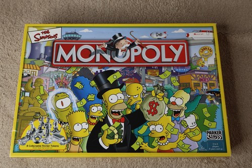 Monopoly the simpsons board - the,