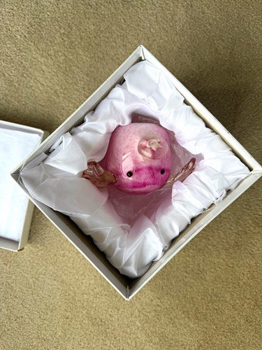 Objets art pink pig - objets,