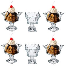 6 x Ice Cream Sundae Glasses