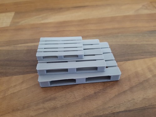 Printed gauge euro pallet - 3d,
