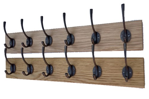Handmade solid oak coat rack - handmade, |
