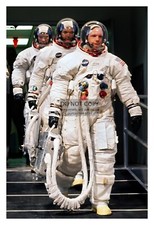 APOLLO 11 CREW WALKOUT TO VAN