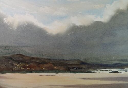 Original watercolour sandy - watercolour,, 'sandy