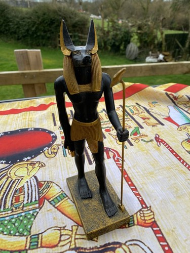 Anubis egyptian statue - anubis,