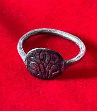 Antique Medieval Silver Signet