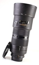 Nikon AF Nikkor 80-200mm F2.8 D ED Telephoto Zoom Lens Front & Rear Caps & Hood