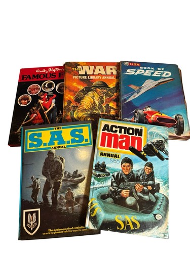 Vintage british boys annuals - british,